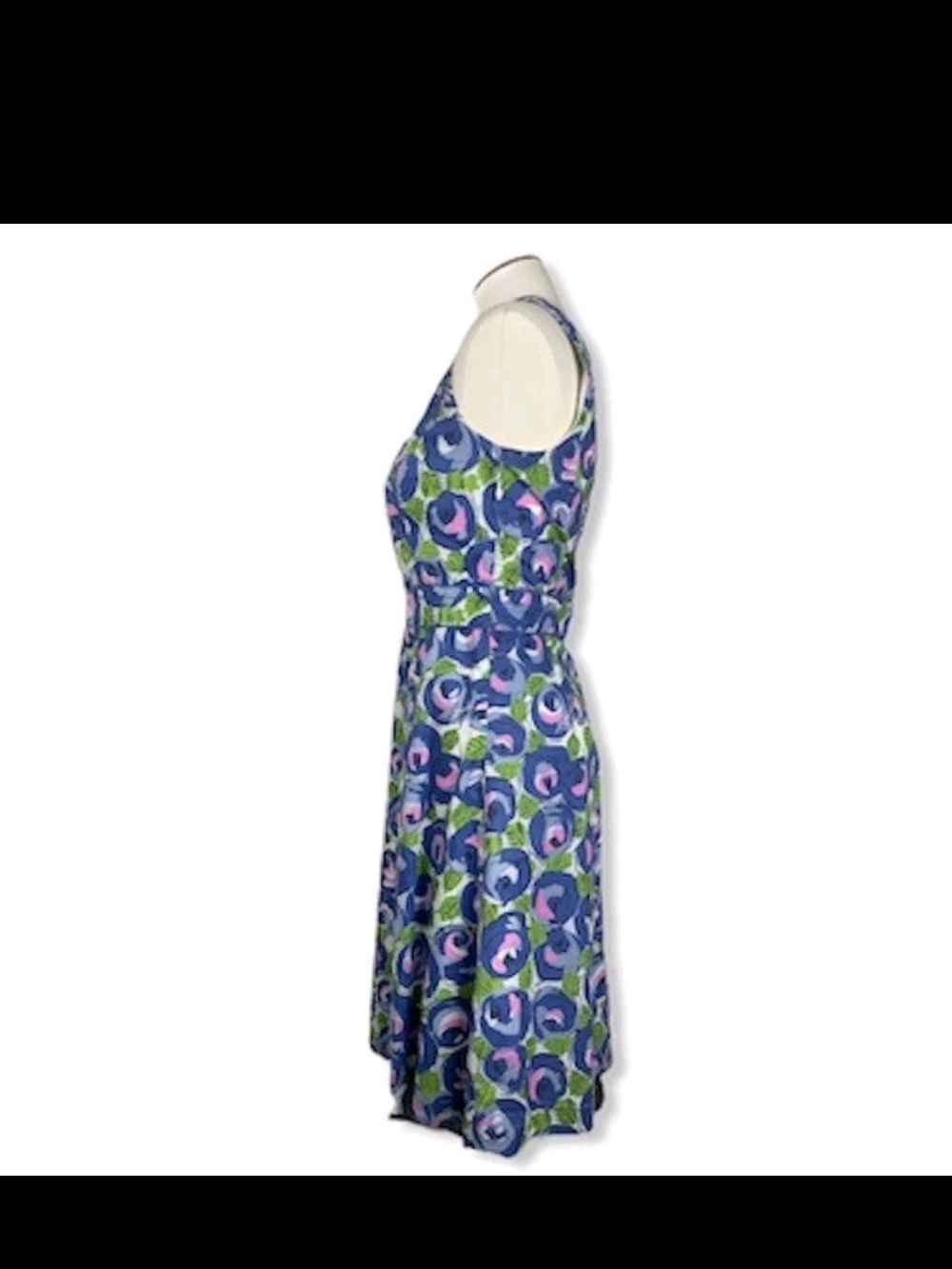 Boden Women's Multicolor Above The Knee Dress Retro Rose Size 12 L - Picture 4 of 10